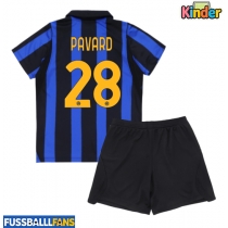 Inter Milan Benjamin Pavard #28 Heimtrikotsatz Kinder 2026-27 Kurzarm (+ Kurze Hosen)